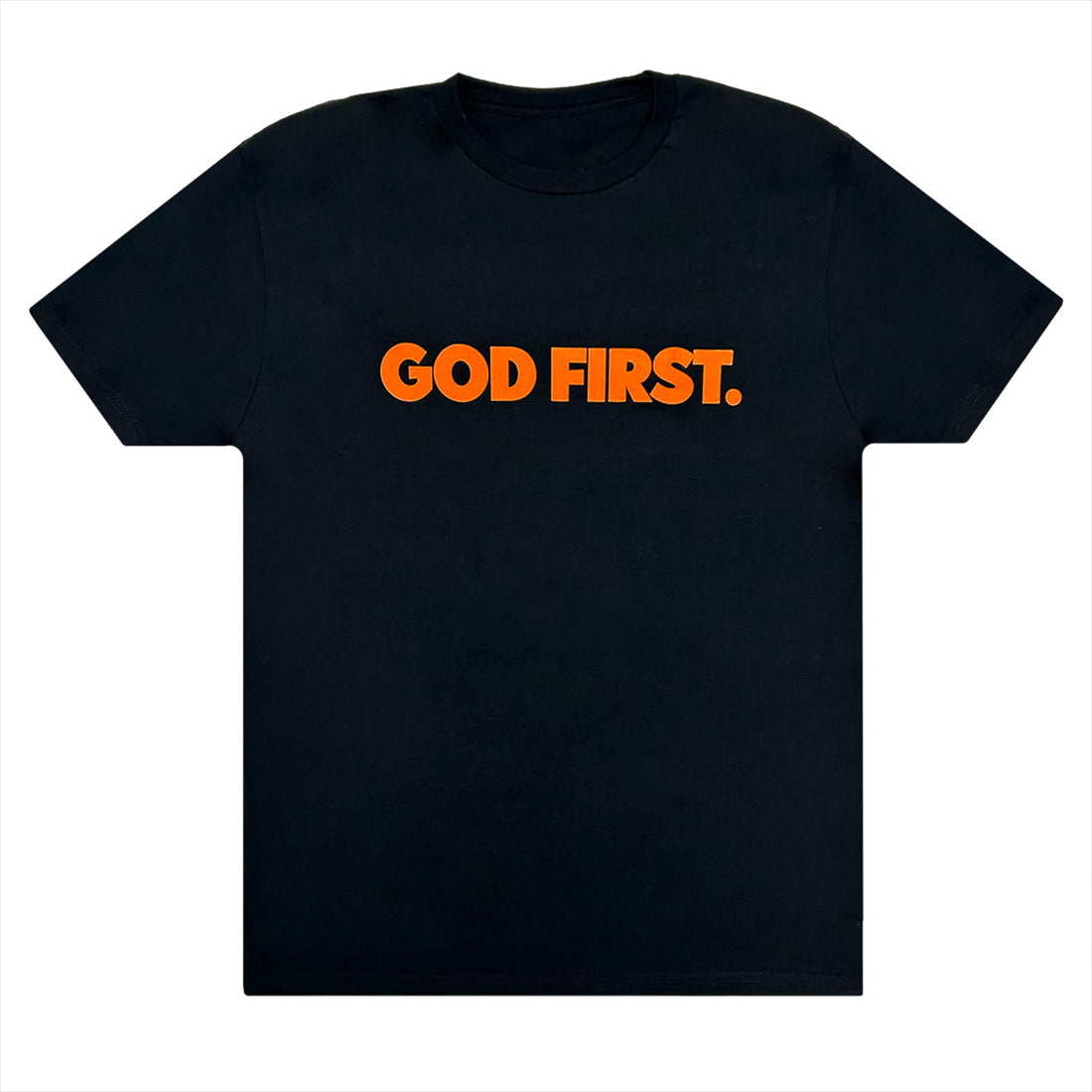 God First with FREE Socks - Orange