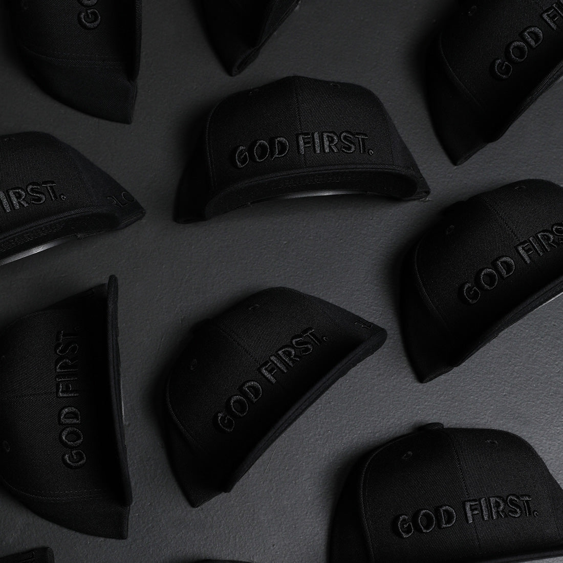 God First Snapback - Black on Black